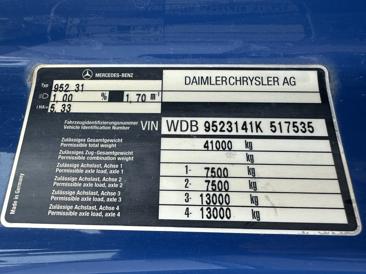 Mercedes-Benz Actros 4140 8x4/4 Actros 4140 8x4/4, Alu-Bordwände - 덤프트럭 : 사진 5 Mercedes-Benz Actros 4140 8x4/4 Actros 4140 8x4/4, Alu-Bordwände - 덤프트럭 : 사진 5