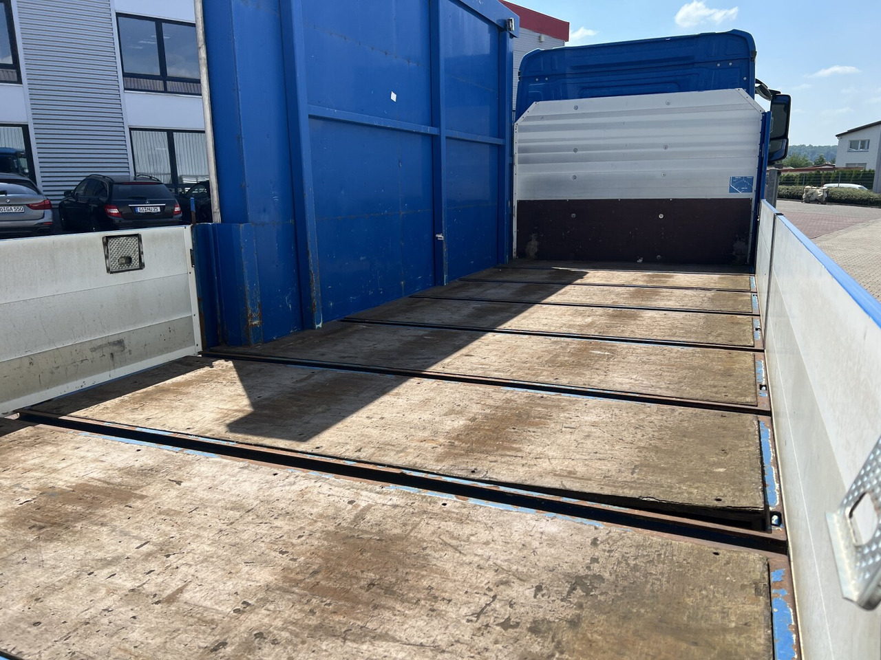 Mercedes-Benz Antos 1836 L 4x2 Antos 1836 L 4x2, Glastransporter, Heckkran Palfinger Pk 12002-EH, Funk - 크레인 트럭 : 사진 5 Mercedes-Benz Antos 1836 L 4x2 Antos 1836 L 4x2, Glastransporter, Heckkran Palfinger Pk 12002-EH, Funk - 크레인 트럭 : 사진 5