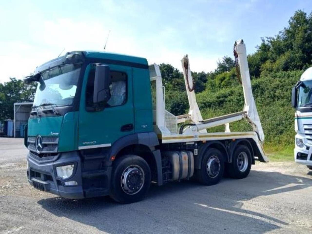 Mercedes-Benz Antos 2540 L 6x2 Antos 2540 L 6x2, Vorlaufachse lenk-,liftbar - 스킵 로더 트럭 : 사진 4 Mercedes-Benz Antos 2540 L 6x2 Antos 2540 L 6x2, Vorlaufachse lenk-,liftbar - 스킵 로더 트럭 : 사진 4
