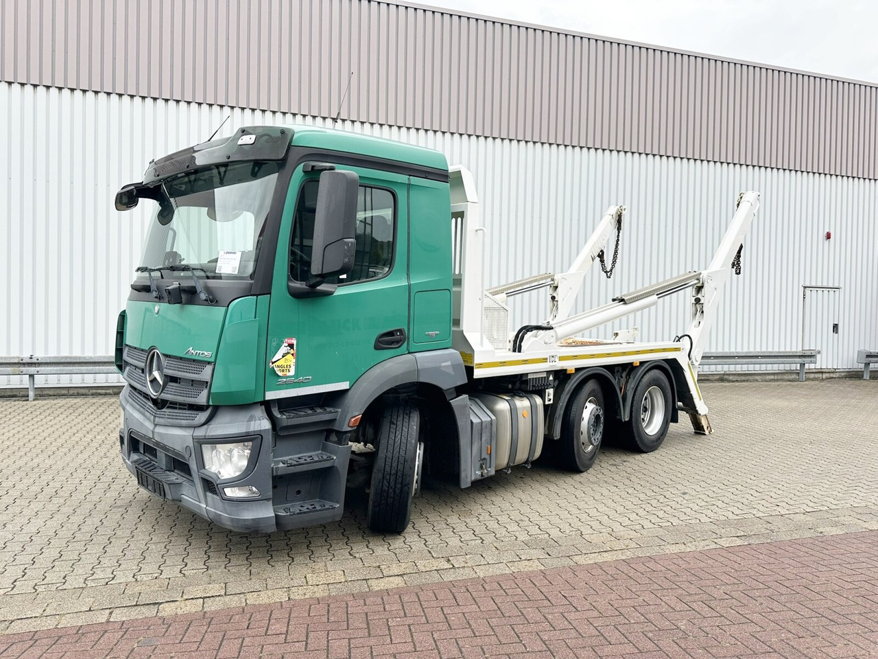 Mercedes-Benz Antos 2540 L 6x2 Antos 2540 L 6x2, Vorlauflenk-/Liftachse, Teleabsetzer - 스킵 로더 트럭 : 사진 1 Mercedes-Benz Antos 2540 L 6x2 Antos 2540 L 6x2, Vorlauflenk-/Liftachse, Teleabsetzer - 스킵 로더 트럭 : 사진 1