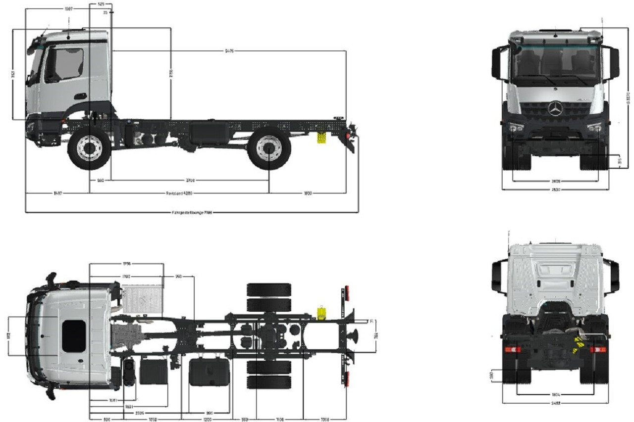 Mercedes-Benz Arocs 1830/40 A 4x4 Arocs 1830/40 A 4x4, mehrfach vorhanden! - 캡 새시 트럭 : 사진 4 Mercedes-Benz Arocs 1830/40 A 4x4 Arocs 1830/40 A 4x4, mehrfach vorhanden! - 캡 새시 트럭 : 사진 4
