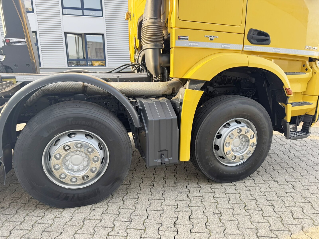 Mercedes-Benz Arocs 3245 LK 8x4/4 Arocs 3245 LK 8x4/4, Navi, Motorabtrieb, Meiller RK 30.67, Funk - 후크 리프트 트럭 : 사진 4 Mercedes-Benz Arocs 3245 LK 8x4/4 Arocs 3245 LK 8x4/4, Navi, Motorabtrieb, Meiller RK 30.67, Funk - 후크 리프트 트럭 : 사진 4