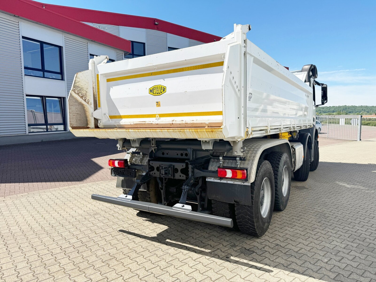 Mercedes-Benz Arocs 4142 K 8x4/4 Arocs 4142 K 8x4/4, Meiller Bordmatik links - 덤프트럭 : 사진 4 Mercedes-Benz Arocs 4142 K 8x4/4 Arocs 4142 K 8x4/4, Meiller Bordmatik links - 덤프트럭 : 사진 4