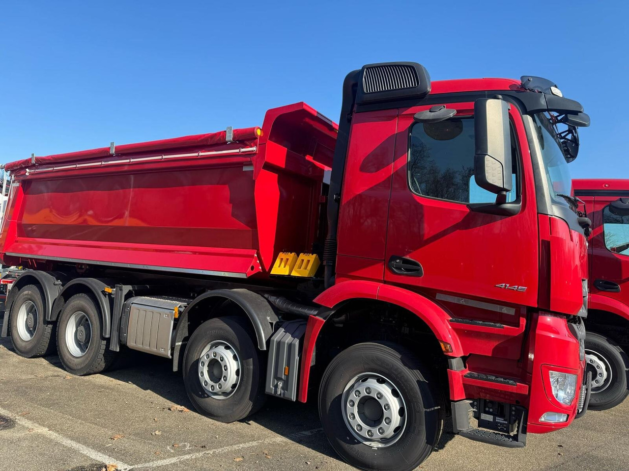 Mercedes-Benz Arocs 4145 K 8x4/4 Arocs 4145 K 8x4/4, Grounder, MultimediaCockpit, Navi, Stahlmulde ca. 16m³ - 덤프 : 사진 3 Mercedes-Benz Arocs 4145 K 8x4/4 Arocs 4145 K 8x4/4, Grounder, MultimediaCockpit, Navi, Stahlmulde ca. 16m³ - 덤프 : 사진 3