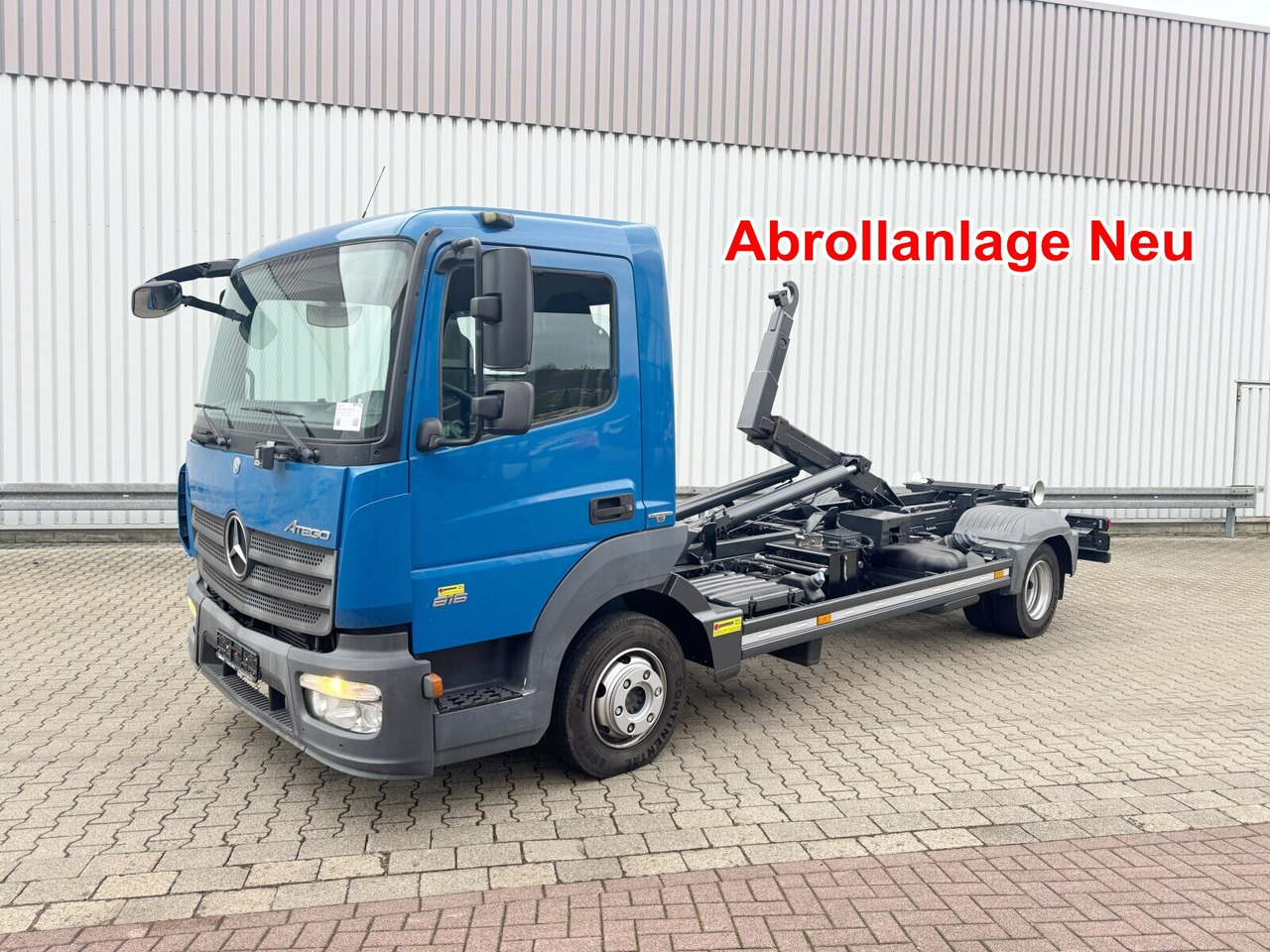 Mercedes-Benz Atego 816 4x2 Atego 816 4x2, City-Abroller - 후크 리프트 트럭 : 사진 1 Mercedes-Benz Atego 816 4x2 Atego 816 4x2, City-Abroller - 후크 리프트 트럭 : 사진 1