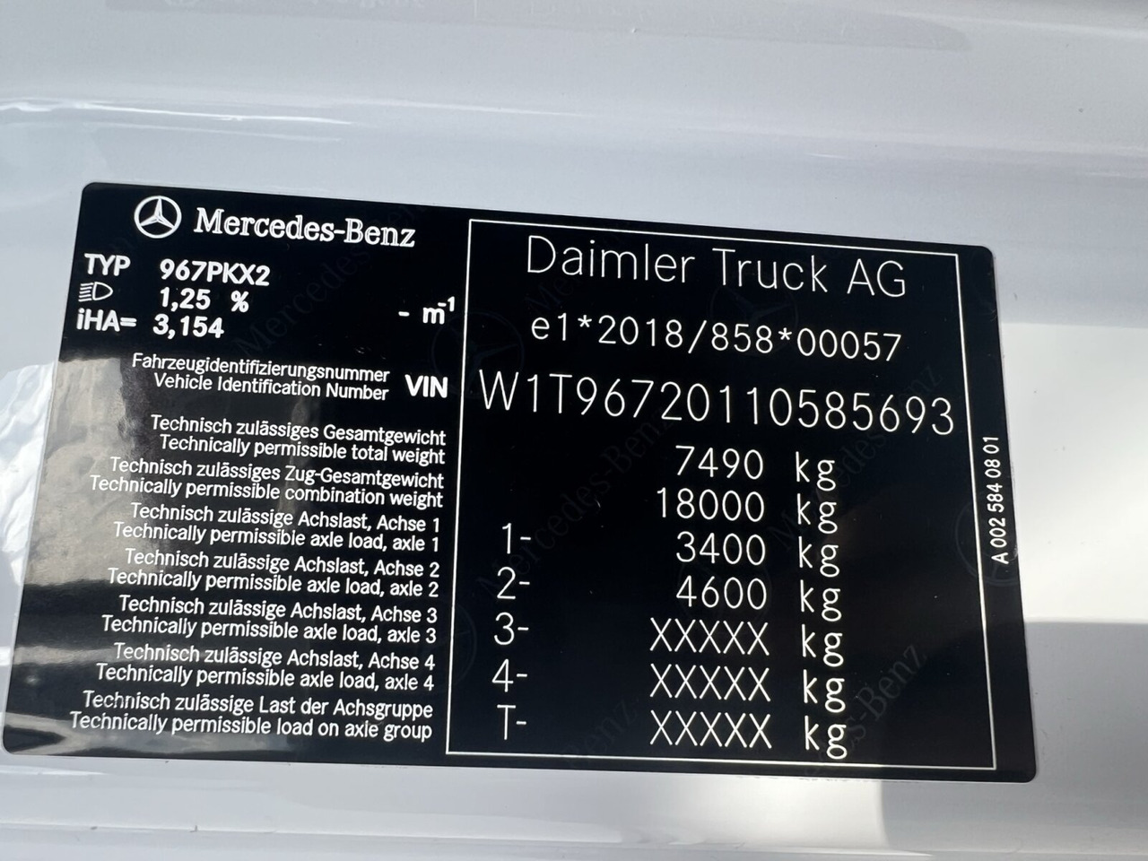 Mercedes-Benz Atego 818 K 4x2 Atego 818 K 4x2, Meiller-Kipper, mehrfach Vorhanden! - 덤프트럭 : 사진 2 Mercedes-Benz Atego 818 K 4x2 Atego 818 K 4x2, Meiller-Kipper, mehrfach Vorhanden! - 덤프트럭 : 사진 2