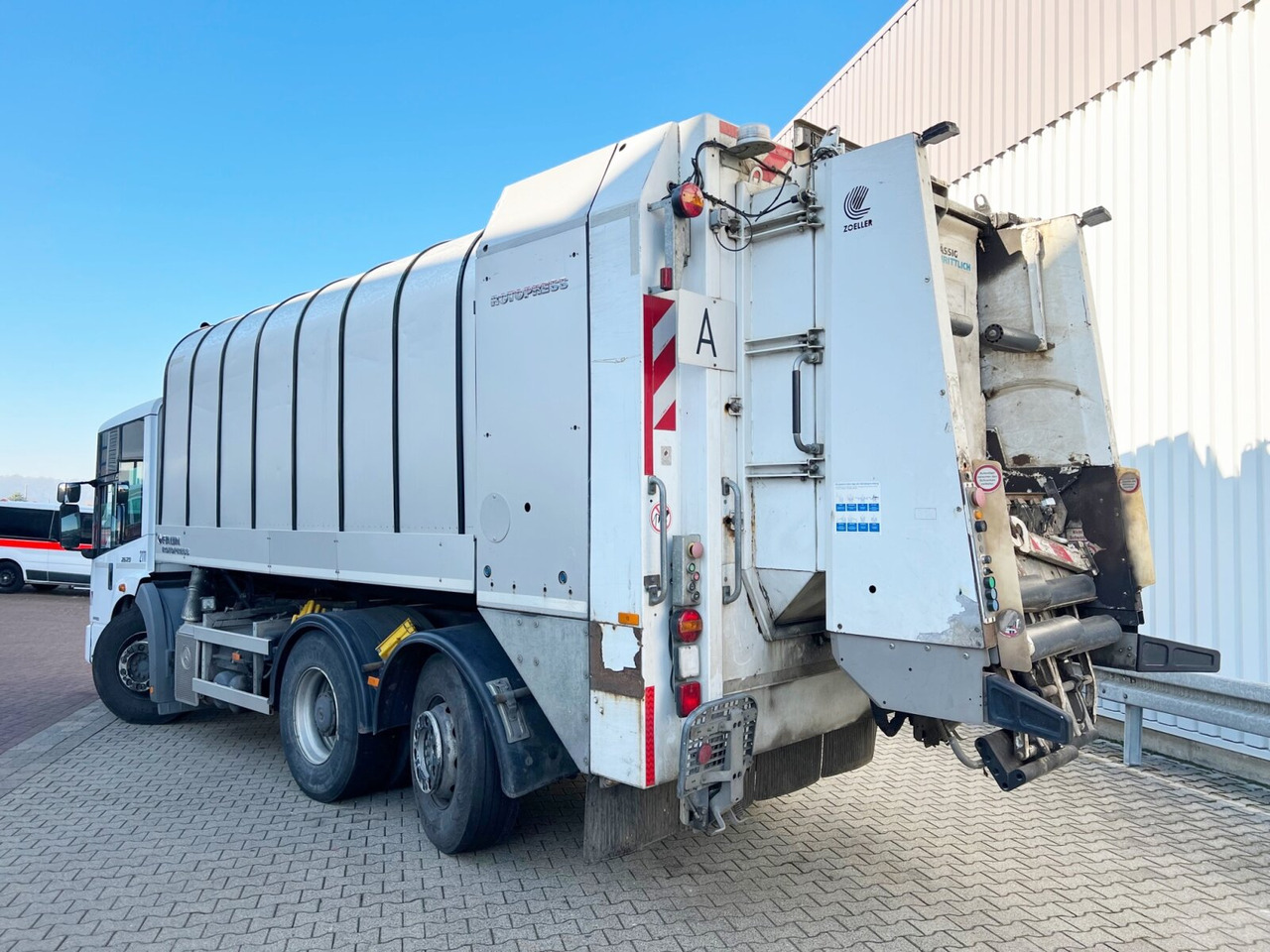 쓰레기차 운반 물 쓰레기 Mercedes-Benz Econic 2629 LL 6x2/4 NLA Econic 2629 LL 6x2/4 NLA, EEV, Lenkachse, FAUN Rotopress 520 L, Zöller-Schüttung : 사진 13