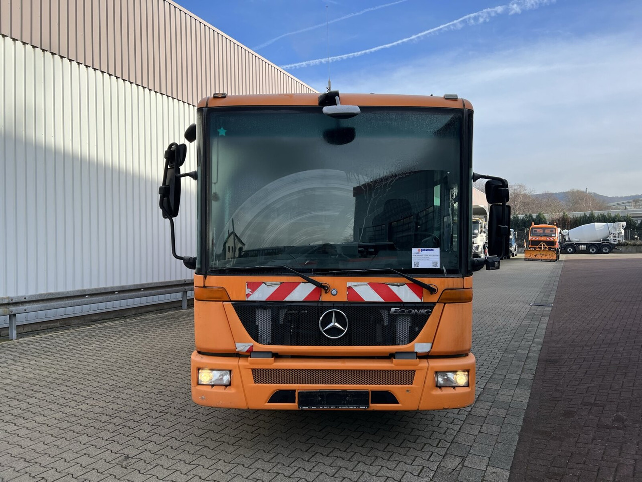 쓰레기차 운반 물 쓰레기 Mercedes-Benz Econic 2633 L 6x2/4 NLA Econic 2633 L 6x2/4 NLA, Lenkachse, Zöller Medium XL, Zöller-Schüttung : 사진 8