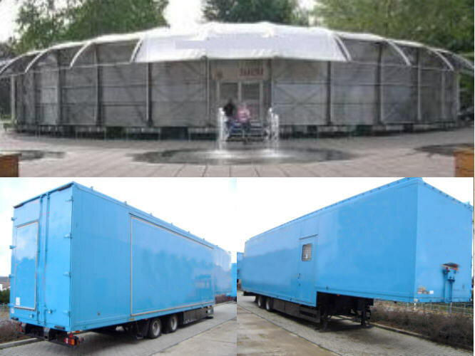 SAnh SAK17 2x WILLE SAK17 Kofferauflieger für mobile Austellungshalle, Jumbo Mega - 밀폐형 박스 세미 트레일러 : 사진 1 SAnh SAK17 2x WILLE SAK17 Kofferauflieger für mobile Austellungshalle, Jumbo Mega - 밀폐형 박스 세미 트레일러 : 사진 1