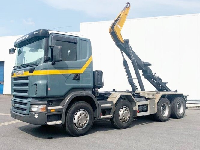 Scania R420 CB 8x4 MNZ R420 CB 8x4 MNZ, Retarder, Euro4 - 후크 리프트 트럭 : 사진 1 Scania R420 CB 8x4 MNZ R420 CB 8x4 MNZ, Retarder, Euro4 - 후크 리프트 트럭 : 사진 1