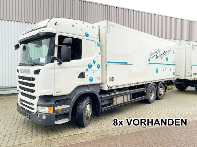 Scania R450 LB 6x2-4 R450 LB 6x2-4 Getränkekoffer, Retarder, Lift-/Lenkachse, Stapleraufnahme - 박스 트럭 : 사진 1 Scania R450 LB 6x2-4 R450 LB 6x2-4 Getränkekoffer, Retarder, Lift-/Lenkachse, Stapleraufnahme - 박스 트럭 : 사진 1
