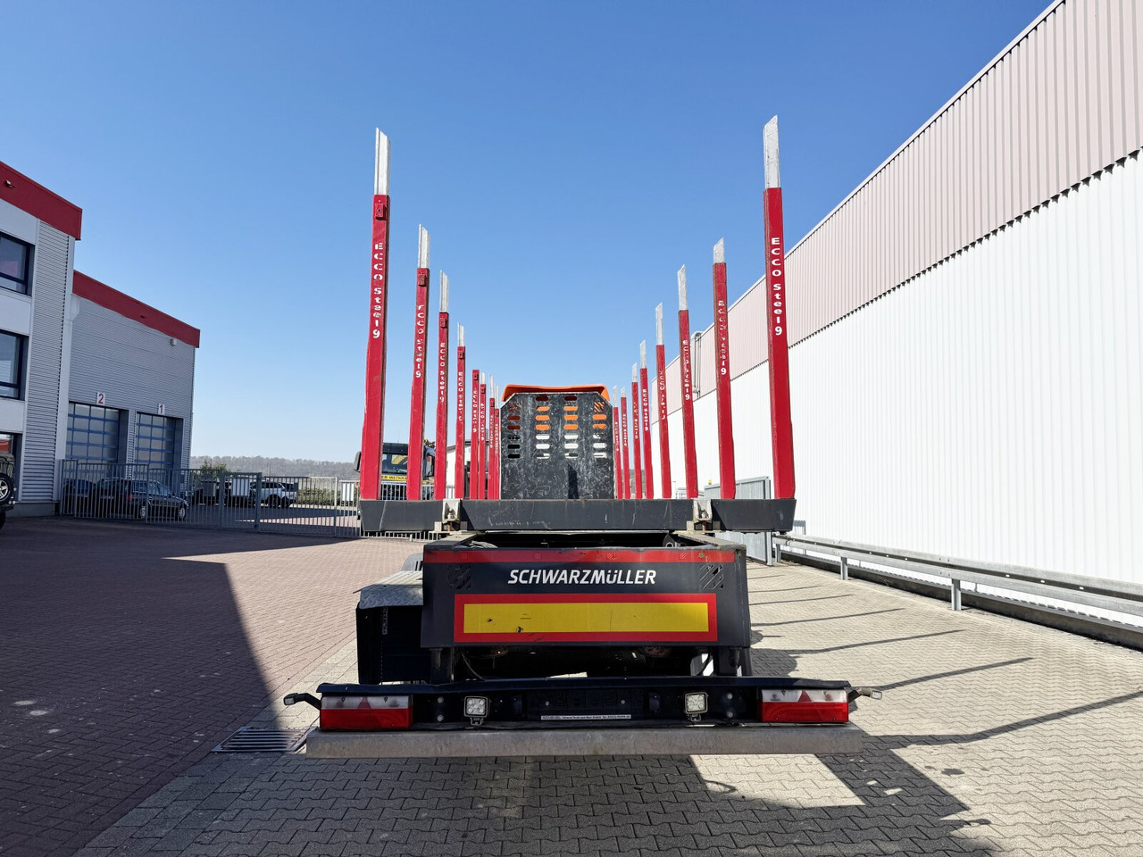 Schwarzmüller 3-Achs Holzauflieger 3-Achs Holzauflieger, Liftachse, MEHRFACH VORHANDEN! - 목재 세미 트레일러 : 사진 4 Schwarzmüller 3-Achs Holzauflieger 3-Achs Holzauflieger, Liftachse, MEHRFACH VORHANDEN! - 목재 세미 트레일러 : 사진 4