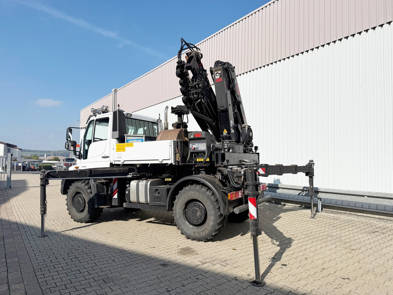 Unimog U400 4x4 U400 4x4, Frontzapfwelle, Heckkran Hiab XS 144-E4 HiDuo, Seilwinde, Funk - 모바일 크레인 : 사진 3 Unimog U400 4x4 U400 4x4, Frontzapfwelle, Heckkran Hiab XS 144-E4 HiDuo, Seilwinde, Funk - 모바일 크레인 : 사진 3