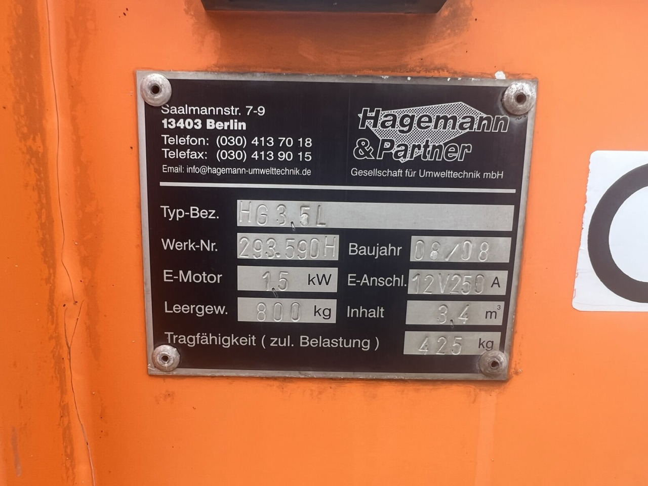 Volkswagen T5 1.9 TDI 4x2 Müllwagen T5 1.9 TDI 4x2, Hagemann Müllpreßaufbau ca. 3,4m³, Rechtslenker - 쓰레기차 : 사진 3 Volkswagen T5 1.9 TDI 4x2 Müllwagen T5 1.9 TDI 4x2, Hagemann Müllpreßaufbau ca. 3,4m³, Rechtslenker - 쓰레기차 : 사진 3