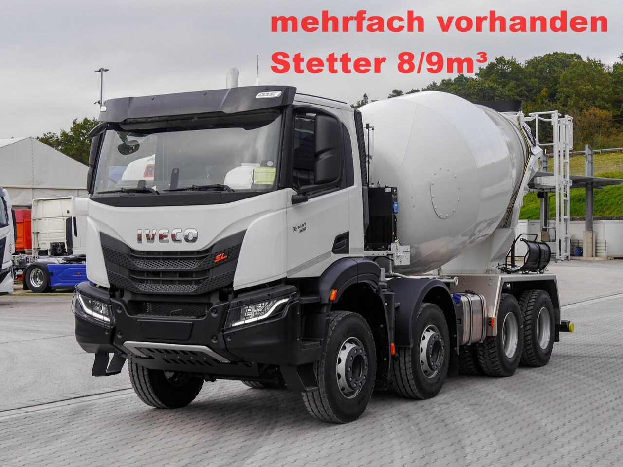 X-Way AD360X40BZ 8x4 X-Way AD360X40BZ 8x4, Stetter Betonmischer ca. 9m³ - 콘크리트 믹서 트럭 : 사진 1 X-Way AD360X40BZ 8x4 X-Way AD360X40BZ 8x4, Stetter Betonmischer ca. 9m³ - 콘크리트 믹서 트럭 : 사진 1