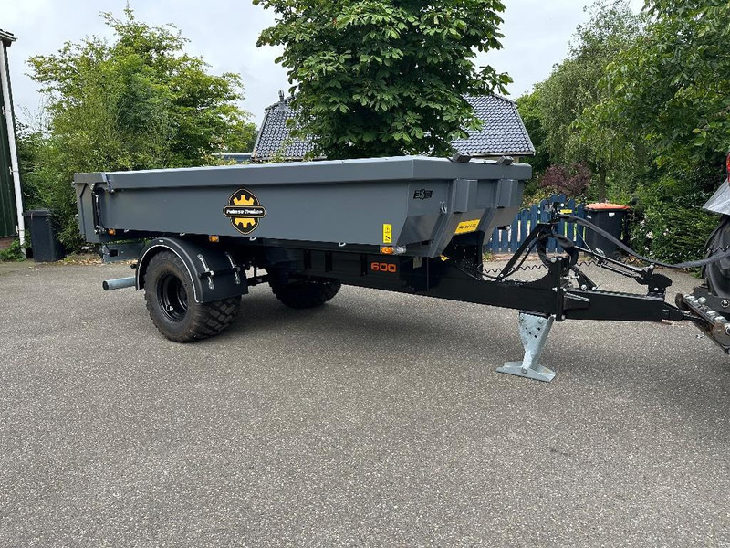신규 덤프 트레일러 Palmse Trailer PT600E-1A bakkenwagen bakkenkar kipper dumper : 사진 6