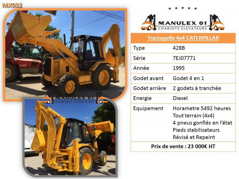 Caterpillar 428 B - 백호 로더 : 사진 5 Caterpillar 428 B - 백호 로더 : 사진 5