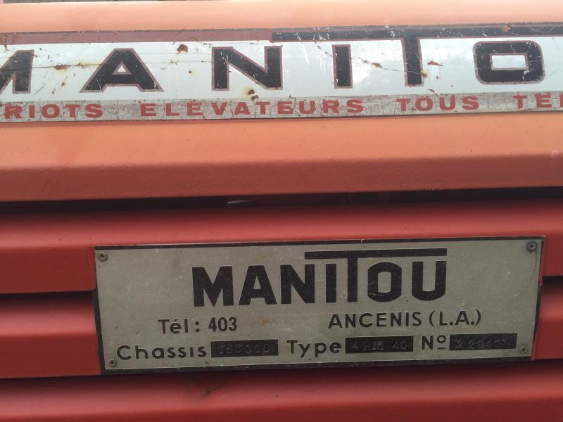 Manitou 4RM40 - 지형 지게차 : 사진 3 Manitou 4RM40 - 지형 지게차 : 사진 3