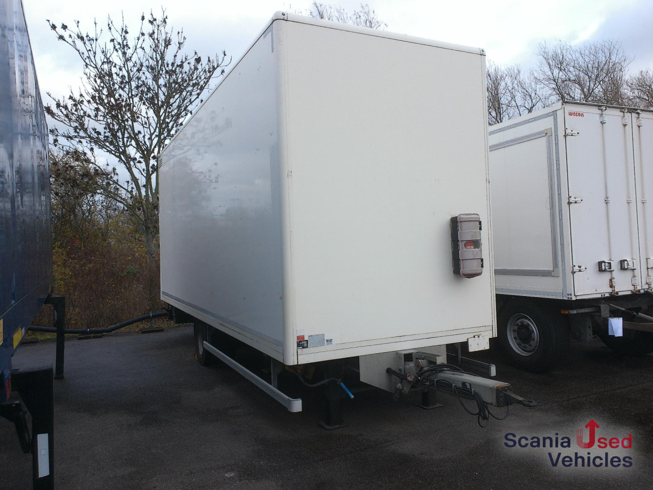 ACKERMANN 1-Achs ZAA mit LBW Dautel DL1500S - 밀폐형 박스 트레일러 : 사진 1 ACKERMANN 1-Achs ZAA mit LBW Dautel DL1500S - 밀폐형 박스 트레일러 : 사진 1