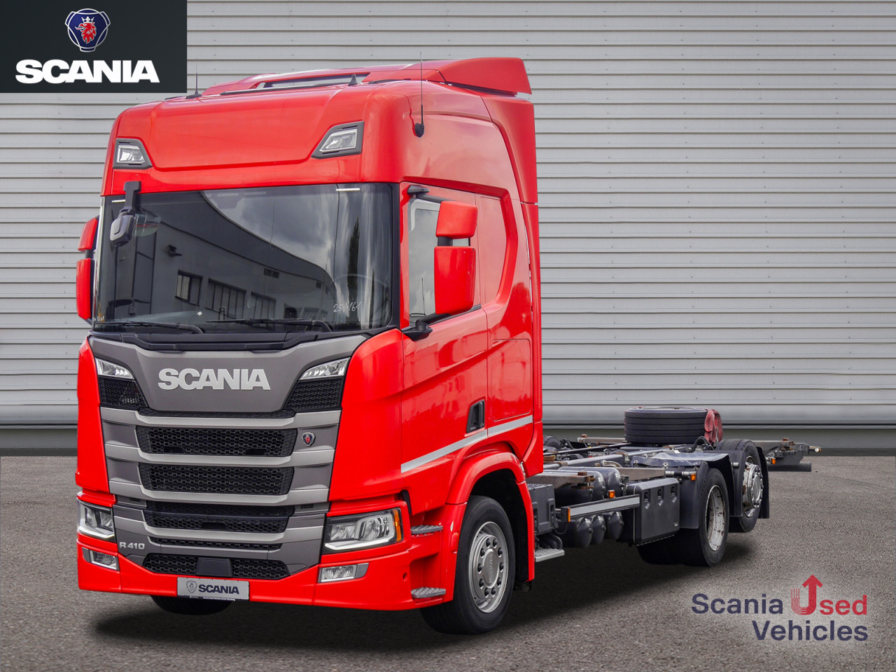 SCANIA R 410 B6x2*4LB Jumbo, Lenkachse, Standklima - 컨테이너 운반 장치/ 스와프 보디 트럭 : 사진 1 SCANIA R 410 B6x2*4LB Jumbo, Lenkachse, Standklima - 컨테이너 운반 장치/ 스와프 보디 트럭 : 사진 1