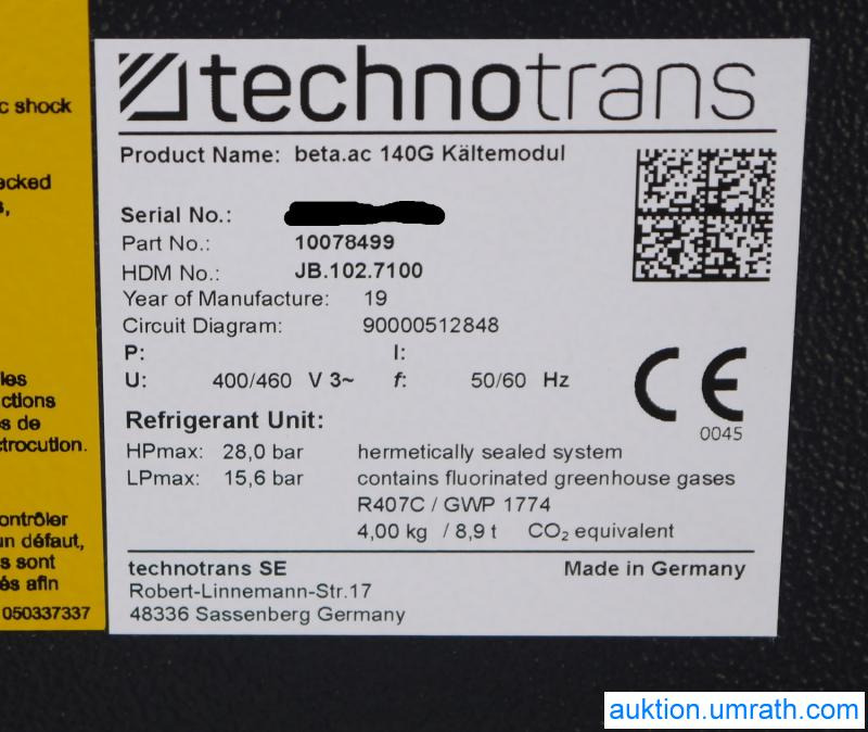 금속 가공 기계 Technotrans beta.ac 140G Kältemodul Kühlgerät für Heidelberger Primefire 106 Druckmaschine : 사진 19