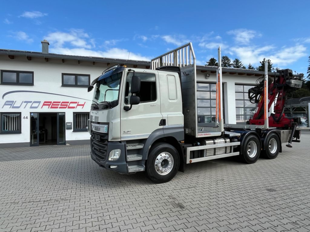 DAF CF 460 6x4 mit Riedler Holzaufb. Penz Kran 12Z - 목재 트럭, 크레인 트럭 : 사진 3 DAF CF 460 6x4 mit Riedler Holzaufb. Penz Kran 12Z - 목재 트럭, 크레인 트럭 : 사진 3