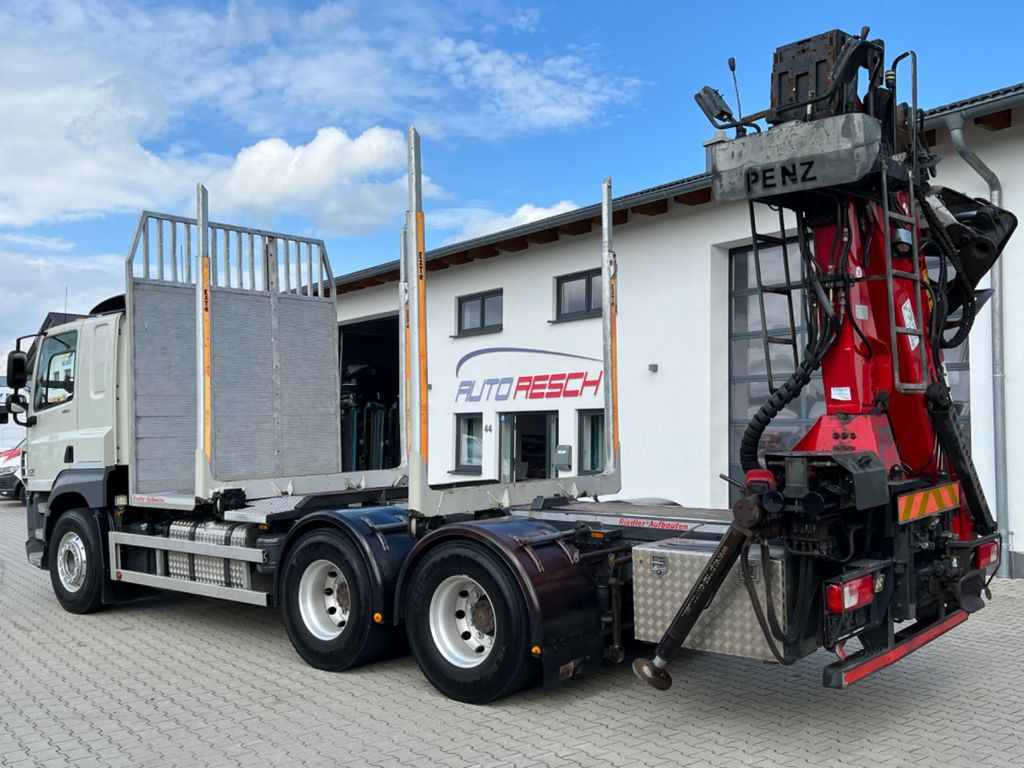 DAF CF 460 6x4 mit Riedler Holzaufb. Penz Kran 12Z - 목재 트럭, 크레인 트럭 : 사진 5 DAF CF 460 6x4 mit Riedler Holzaufb. Penz Kran 12Z - 목재 트럭, 크레인 트럭 : 사진 5