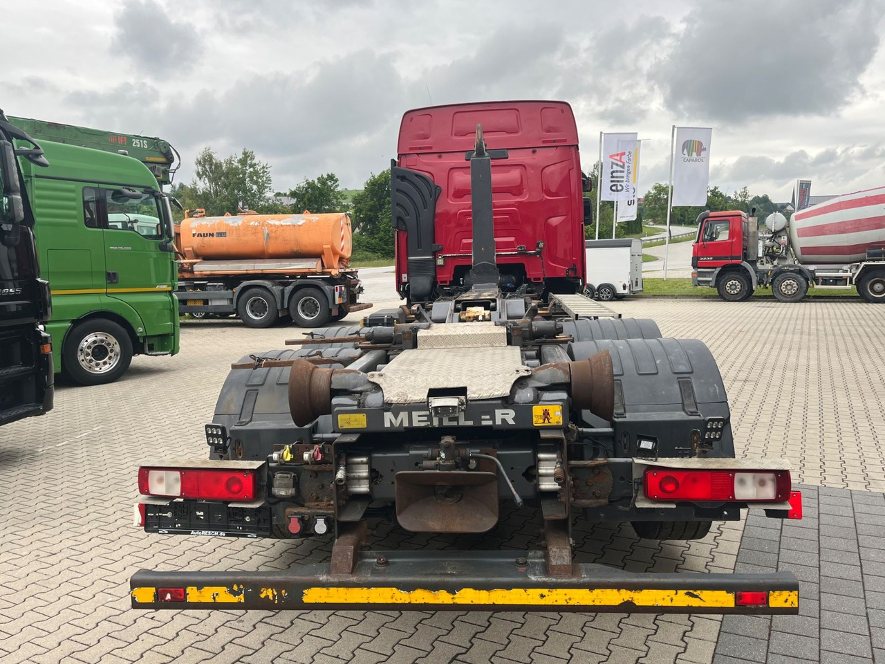 Renault T520 6x2 Meiller RS 21 Abrollkipper Lift Lenk - 후크 리프트 트럭 : 사진 5 Renault T520 6x2 Meiller RS 21 Abrollkipper Lift Lenk - 후크 리프트 트럭 : 사진 5