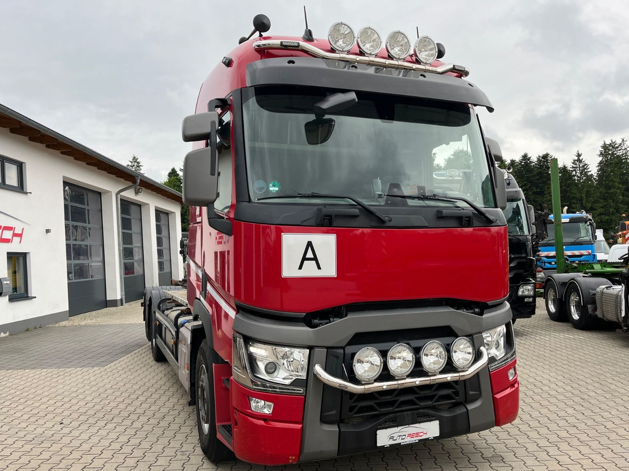 Renault T520 6x2 Meiller RS 21 Abrollkipper Lift Lenk - 후크 리프트 트럭 : 사진 4 Renault T520 6x2 Meiller RS 21 Abrollkipper Lift Lenk - 후크 리프트 트럭 : 사진 4