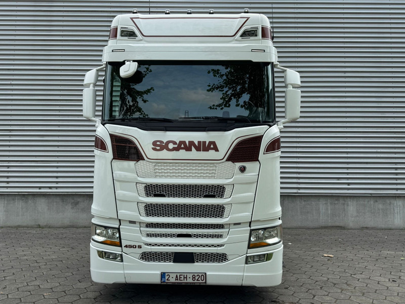 Scania S450 / Retarder / Full Air / Night Klima / 2 Tanks / TUV: 3-2026 / Belgium Truck - 트랙터 유닛 : 사진 4 Scania S450 / Retarder / Full Air / Night Klima / 2 Tanks / TUV: 3-2026 / Belgium Truck - 트랙터 유닛 : 사진 4