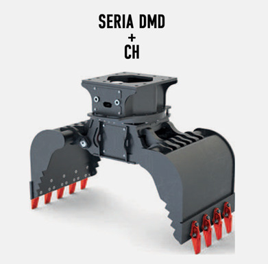 DEMOQ DMD 45 S Hydraulic Polyp -grab 130 kg - 그래플 건설기계 용 : 사진 2 DEMOQ DMD 45 S Hydraulic Polyp -grab 130 kg - 그래플 건설기계 용 : 사진 2