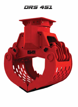 DEMOQ DRS451 Hydraulic Polyp -grab 800 kg - 그래플 건설기계 용 : 사진 1 DEMOQ DRS451 Hydraulic Polyp -grab 800 kg - 그래플 건설기계 용 : 사진 1