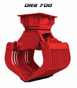 DEMOQ DRS700 Hydraulic Polyp -grab 1450 kg - 그래플 건설기계 용 : 사진 1 DEMOQ DRS700 Hydraulic Polyp -grab 1450 kg - 그래플 건설기계 용 : 사진 1