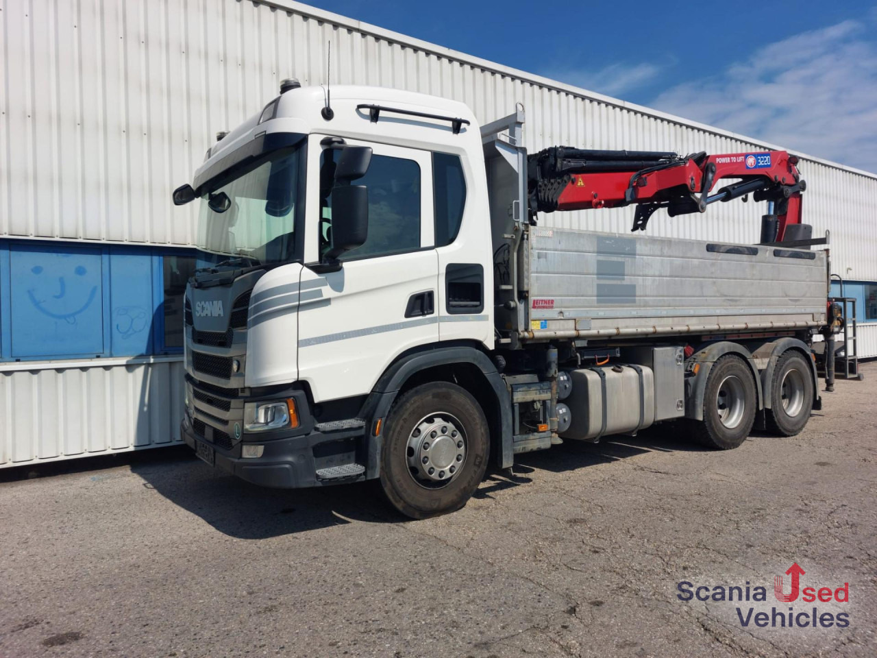 SCANIA G 410 B6x4NB Kipper+HMF3220+JIB - 덤프트럭, 크레인 트럭 : 사진 1 SCANIA G 410 B6x4NB Kipper+HMF3220+JIB - 덤프트럭, 크레인 트럭 : 사진 1