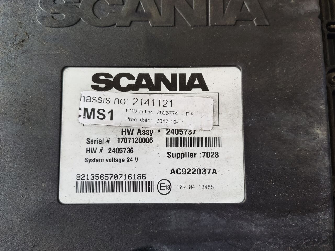 Scania CMS1 Scania truck - ECU 트럭 용 : 사진 2 Scania CMS1 Scania truck - ECU 트럭 용 : 사진 2