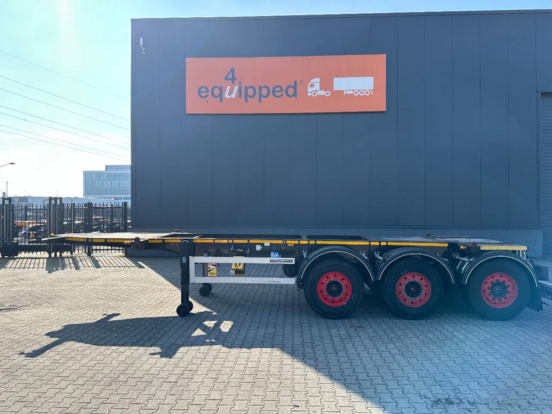 Burg 20FT ADR (EX/II, EX/III, FL, AT), empty weight: 3.690kg, SAF INTRADISC, 2x liftaxle, ALCOA, NL-Chassis - 컨테이너 운반 장치/ 스와프 보디 세미 트레일러 : 사진 2 Burg 20FT ADR (EX/II, EX/III, FL, AT), empty weight: 3.690kg, SAF INTRADISC, 2x liftaxle, ALCOA, NL-Chassis - 컨테이너 운반 장치/ 스와프 보디 세미 트레일러 : 사진 2