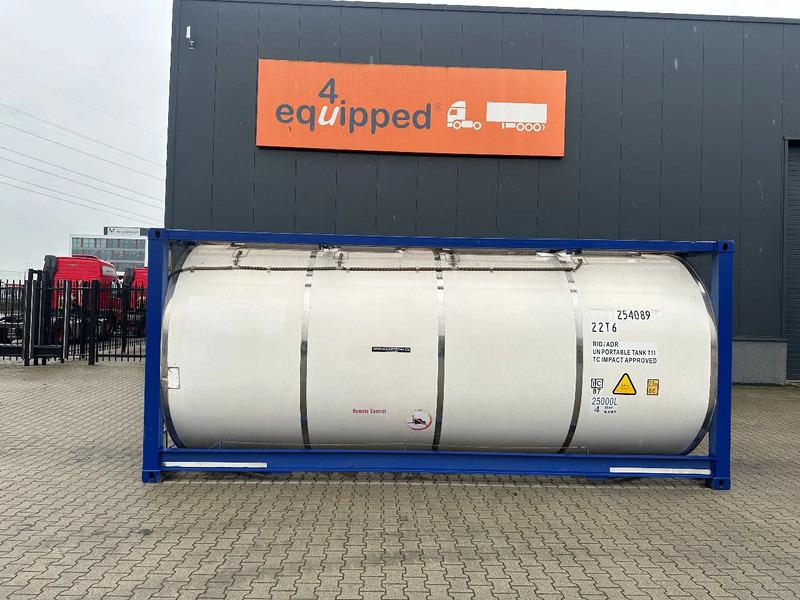 CIMC 20FT ISO, 25.060L / 1-COMP / 3 BAFFELS / T11 / 4 manholes / ADR valid until 10/2027 - 저장 탱크 : 사진 2 CIMC 20FT ISO, 25.060L / 1-COMP / 3 BAFFELS / T11 / 4 manholes / ADR valid until 10/2027 - 저장 탱크 : 사진 2