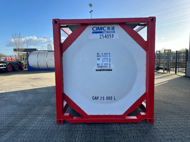 CIMC 20FT ISO, 25.080L / 1-COMP / 3 BAFFELS / T12 / 4 manholes / ADR valid until 12/2026 - 저장 탱크 : 사진 5 CIMC 20FT ISO, 25.080L / 1-COMP / 3 BAFFELS / T12 / 4 manholes / ADR valid until 12/2026 - 저장 탱크 : 사진 5