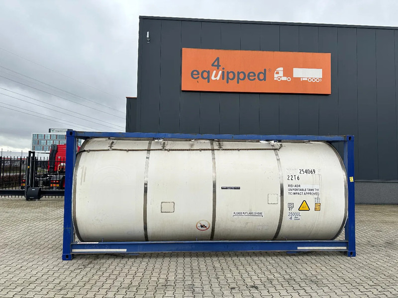 CIMC 20FT ISO, 25.090L / 1-COMP / 3 BAFFELS / T12 / 4 manholes / ADR valid until 06/2027 - 저장 탱크 : 사진 3 CIMC 20FT ISO, 25.090L / 1-COMP / 3 BAFFELS / T12 / 4 manholes / ADR valid until 06/2027 - 저장 탱크 : 사진 3