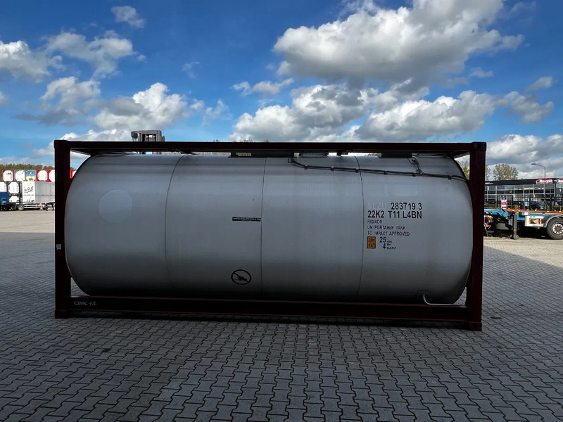 CIMC UNUSED, BOTH FOOD STUFF/CHEMICAL USE, 20FT ISO, 25.000L, L4BN, UN Portable, T11, test: 12-2026 - 저장 탱크 : 사진 4 CIMC UNUSED, BOTH FOOD STUFF/CHEMICAL USE, 20FT ISO, 25.000L, L4BN, UN Portable, T11, test: 12-2026 - 저장 탱크 : 사진 4