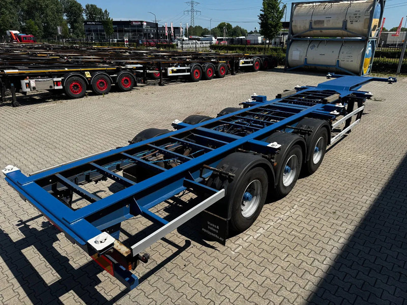 Groenewegen 40FT HC-chassis, BPW+Drum, liftaxle, NL-Chassis - 컨테이너 운반 장치/ 스와프 보디 세미 트레일러 : 사진 3 Groenewegen 40FT HC-chassis, BPW+Drum, liftaxle, NL-Chassis - 컨테이너 운반 장치/ 스와프 보디 세미 트레일러 : 사진 3