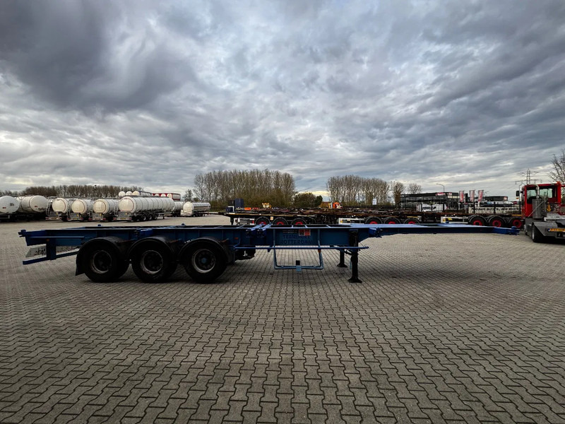 Groenewegen 40FT-chassis / liftaxle / drumbrakes / NL-Chassis - 컨테이너 운반 장치/ 스와프 보디 세미 트레일러 : 사진 3 Groenewegen 40FT-chassis / liftaxle / drumbrakes / NL-Chassis - 컨테이너 운반 장치/ 스와프 보디 세미 트레일러 : 사진 3