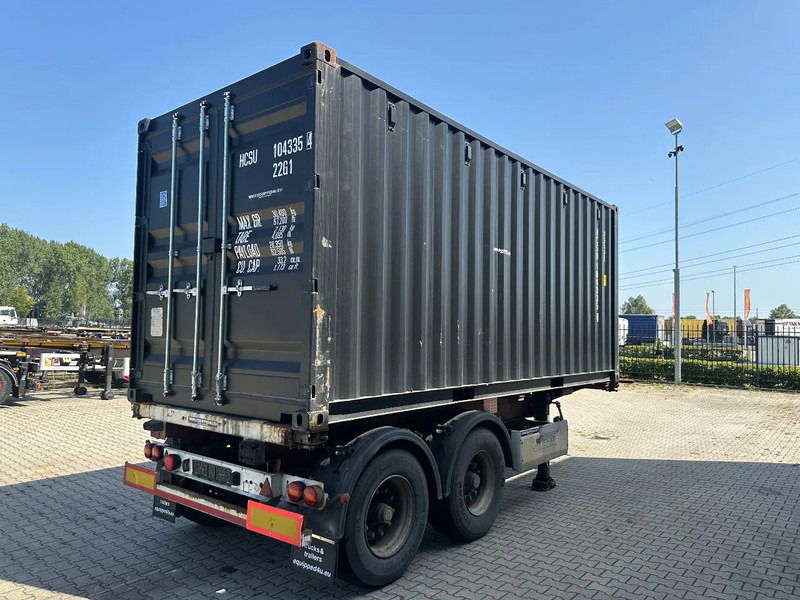 Krone 2-axle 20FT chassis + 20FT DV 8'6" container ONE-WAY - 컨테이너 운반 장치/ 스와프 보디 세미 트레일러 : 사진 4 Krone 2-axle 20FT chassis + 20FT DV 8'6" container ONE-WAY - 컨테이너 운반 장치/ 스와프 보디 세미 트레일러 : 사진 4