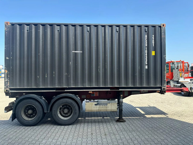 Krone 2-axle 20FT chassis + 20FT DV 8'6" container ONE-WAY - 컨테이너 운반 장치/ 스와프 보디 세미 트레일러 : 사진 3 Krone 2-axle 20FT chassis + 20FT DV 8'6" container ONE-WAY - 컨테이너 운반 장치/ 스와프 보디 세미 트레일러 : 사진 3