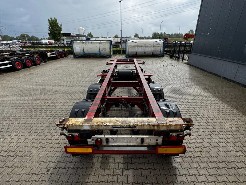 Krone 2-axle 20FT chassis, BPW + drumbrakes, airsuspension, empty weight: 3.180kg, 2x available - 컨테이너 운반 장치/ 스와프 보디 세미 트레일러 : 사진 4 Krone 2-axle 20FT chassis, BPW + drumbrakes, airsuspension, empty weight: 3.180kg, 2x available - 컨테이너 운반 장치/ 스와프 보디 세미 트레일러 : 사진 4