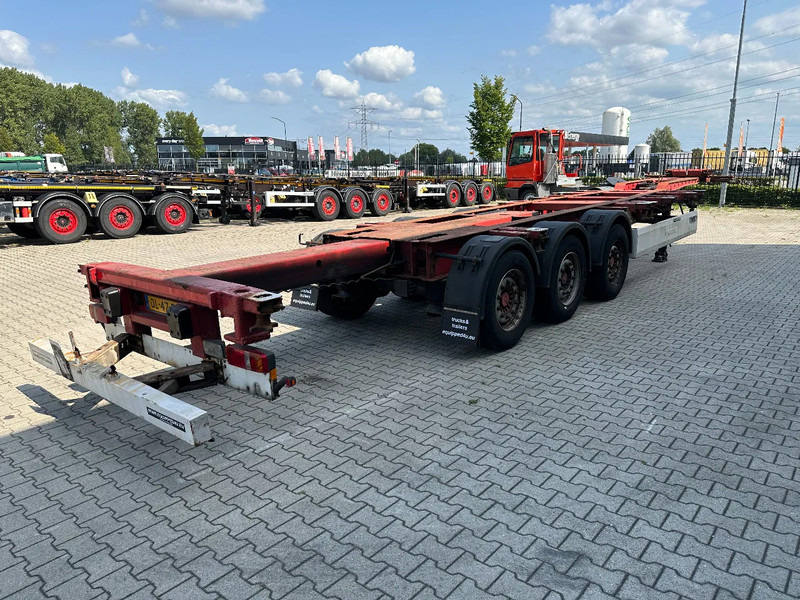 Krone 45FT HC, SAF + disc, extendable front+ rear+ bumper, NL-chassis - 컨테이너 운반 장치/ 스와프 보디 세미 트레일러 : 사진 5 Krone 45FT HC, SAF + disc, extendable front+ rear+ bumper, NL-chassis - 컨테이너 운반 장치/ 스와프 보디 세미 트레일러 : 사진 5