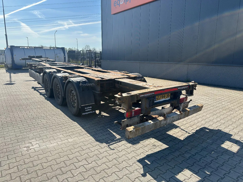 Krone 45FT HC, disc, extendable front+ rear+ bumper, NL-chassis - 컨테이너 운반 장치/ 스와프 보디 세미 트레일러 : 사진 4 Krone 45FT HC, disc, extendable front+ rear+ bumper, NL-chassis - 컨테이너 운반 장치/ 스와프 보디 세미 트레일러 : 사진 4
