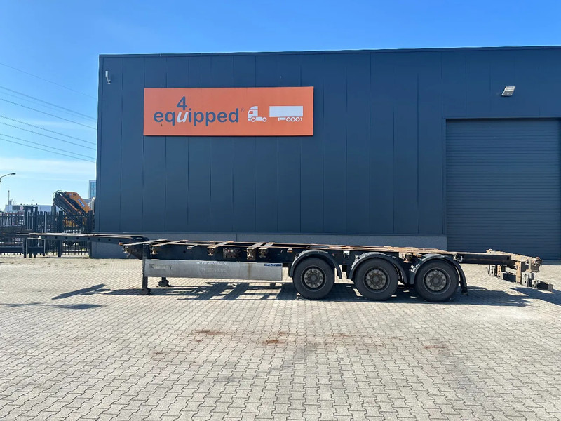 Krone 45FT HC, disc, extendable front+ rear+ bumper, NL-chassis - 컨테이너 운반 장치/ 스와프 보디 세미 트레일러 : 사진 2 Krone 45FT HC, disc, extendable front+ rear+ bumper, NL-chassis - 컨테이너 운반 장치/ 스와프 보디 세미 트레일러 : 사진 2
