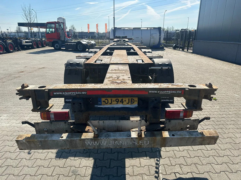 Krone 45FT HC, disc, extendable front+ rear+ bumper, NL-chassis - 컨테이너 운반 장치/ 스와프 보디 세미 트레일러 : 사진 5 Krone 45FT HC, disc, extendable front+ rear+ bumper, NL-chassis - 컨테이너 운반 장치/ 스와프 보디 세미 트레일러 : 사진 5