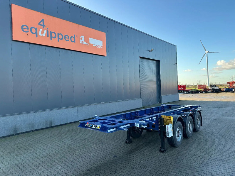 Krone NEW / DIRECT AVAILABLE 20FT ADR-CHASSIS, EMPTY WEIGHT: 3.470kg, DISCBRAKES, LIFTAXLE, 2x available - 컨테이너 운반 장치/ 스와프 보디 세미 트레일러 : 사진 1 Krone NEW / DIRECT AVAILABLE 20FT ADR-CHASSIS, EMPTY WEIGHT: 3.470kg, DISCBRAKES, LIFTAXLE, 2x available - 컨테이너 운반 장치/ 스와프 보디 세미 트레일러 : 사진 1